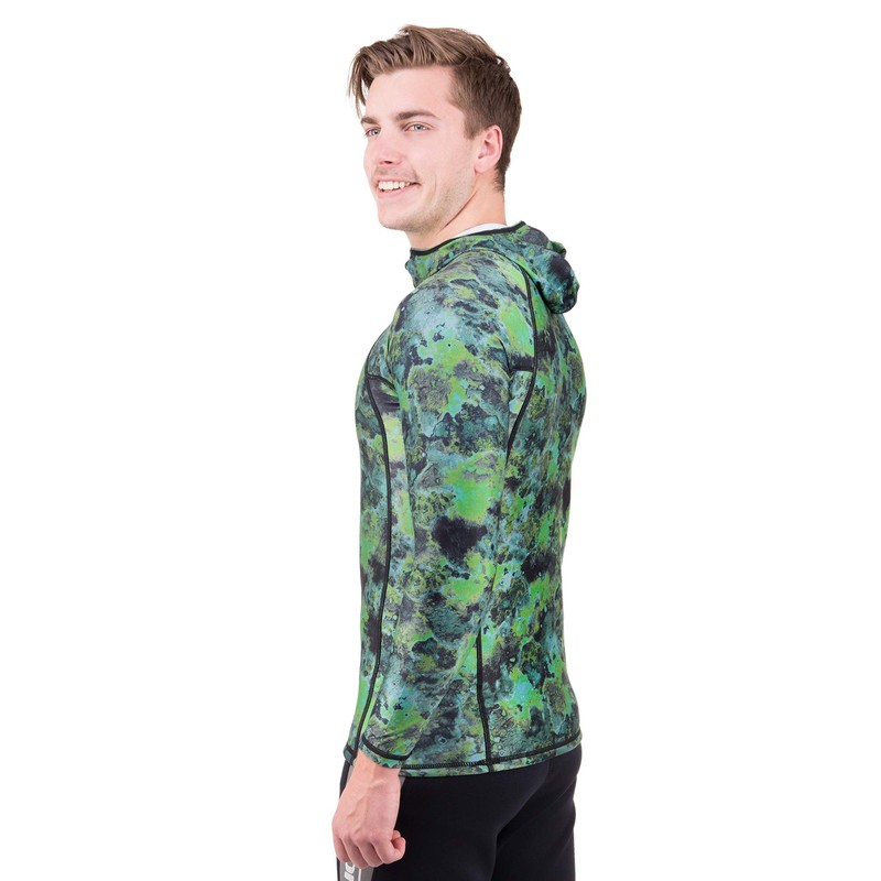 IST Hooded Spearfishing Rashguard with Loading Pad