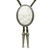 Bolo Tie with Natural Stone Turquoise Stone Style Genuine and