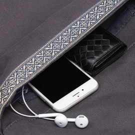 Ewedoos Yoga Mat Bag with Large Size Pocket and Zipper Pocket, Fit Most Size Mats (Gray)