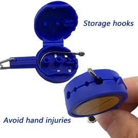 Fishing Knot Tying Tool, Which Measures 8.8×2.5 cm and Is Convenient for The Transport of Fishing Rods, Which Allows Safe and Quick Knot - Tying In All Weather Conditions