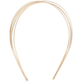 ABOOFAN Multilayer Metal Headband Hair Band Women's Elegant Bridal Hair Band for Wedding Party Hair Accessories for Girls Simple Hair Accessory Comfortable to Wear