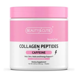 Beauty And Cutie Péptidos De Colágeno Café 200 Mg 6.01 Oz                                                                                             
