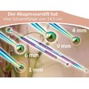Point Finder Acupressure Pen Set 6/9-1/4 mm Massage Pen Acupressure