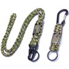 LUYADIN Paracord Lanyard Keychain with USA Flag,Parachute Rope Necklace Keychains