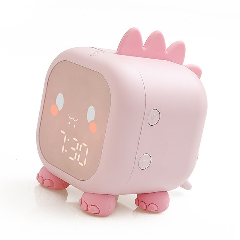 Digital Clock Intelligent Cute Fun Dragon LED Silicone Cartoon Bedside