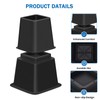 ANNKUT Bed Risers 8 inch Heavy Duty,Elevation in Heights 3,