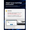TN227 TN-227 Toner Cartridge [with CHIP] Replacement for Brother TN