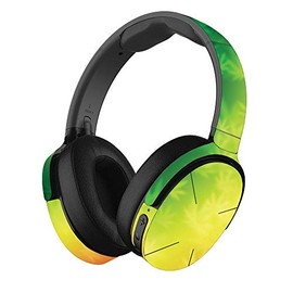 MightySkins Skin Compatible with Skullcandy Hesh 3 Wireless Headphones - Rasta Rainbow | Protective, Durable, and Unique Vinyl wrap Cover | Easy to Apply, Remove, and Change Styles | Made in The USA