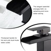 Waterfall Tap Bathroom Black, Sink Tap, Stainless Steel Washbasin Tap,