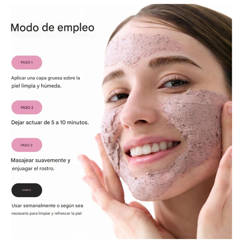 Mascarilla Red Bean Boj Piel Suave 140 Ml Todo Tipo