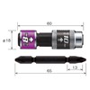 Vessel BH-41 Double-ended Socket, 8 Opposite Sides, 10 +2 Bit