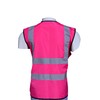 RG High Visibility Pink Safety Vest with Reflective Strips (AU,
