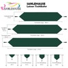 SANLEHAUSE Linen Table Runner, Dark Green, 32 x 180 cm,