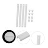 Operitacx 2 Sets Slide Tracks Smooth Glide Drawer Guide Rails