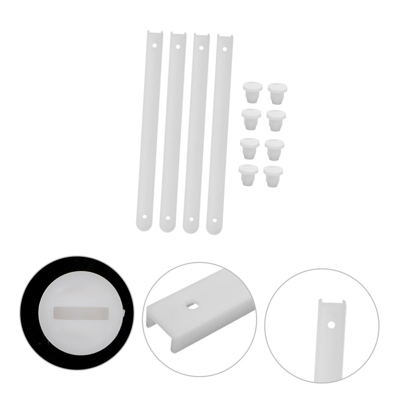 Operitacx 2 Sets Slide Tracks Smooth Glide Drawer Guide Rails