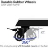 VIVO 2 inch M10 Threaded Locking Casters, Heavy Duty Replacement