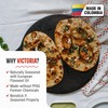 Victoria 12-Inch Cast Iron Tawa Dosa Pan, Pizza Pan with
