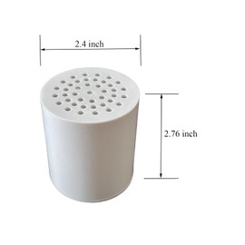 ACA 25 Stage Shower Filter Cartridge - Remove Chlorine Heavy Metals and Other Sediments, Reduces Dry Itchy Skin, Dandruff, High Output Hard Water Filter Replacement Cartridge (25 Stage-1)