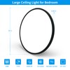 HOVENLA 24 Inch Large LED Flush Mount Ceiling Light Fixtures