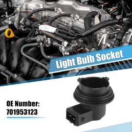 uxcell 1 Pair Light Bulb Socket Turn Signal Light Lamp Blinker Holder Base No.701953123 for VW Golf Mk3 1991-1999