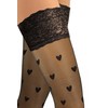 sesto senso 3 Pack Women's Hold-Up Stockings with Pattern 20