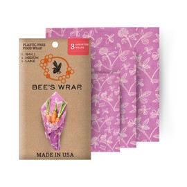 Bee's Wrap Wax Paper, Set of 3, Assorted Sizes, Purple