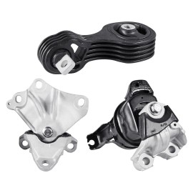 2012-2013 for Honda for Civic 1.8L Coupe Compatible Engine and Transmission Motor Mount Kit Replacement Set of 3Default: Default