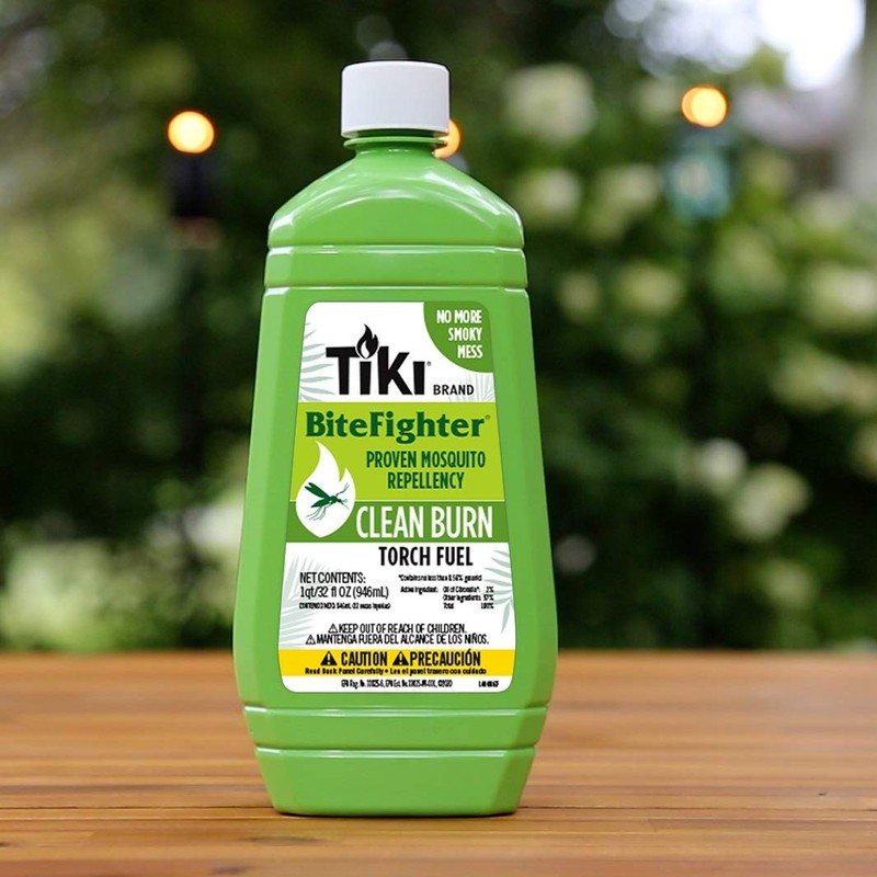 TIKI Clean Burn Mosquito Repellent Torch Fuel – 1/4 Gallon