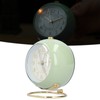 Alarm Clock Silent Non Ticking Metal Paint Power Saving Eye