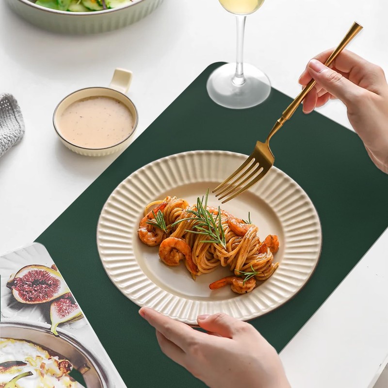 Lumaca Washable Placemats, Set of 4 Placemats, Washable, Place Mats,