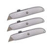 Wideskall® Heavy Duty Box Cutter Retractable Blade Metal Utility Knife