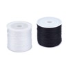 arricraft 2 Rolls Waxed Polyester Thread Cord, 0.5mm Bracelet Thread