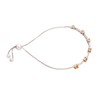 Solid Sterling Silver Adjustable Bolo Bracelet with 1.8 Carat Citrine