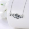 YAFEINI Snake Necklace Sterling Silver Snake Pendant Necklace Jewlery Gifts