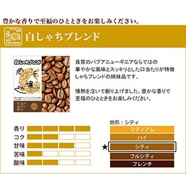 [1kg] Premium Blend (White Shachi Blend) Coffee Lucky Bag (2 x White Whiskers), Grinding Condition: Medium Grinding, Kato Coffee Shop