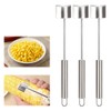 TOWEBOORY 3 Pack Corn Peeler with Long Handle, Stainless Steel