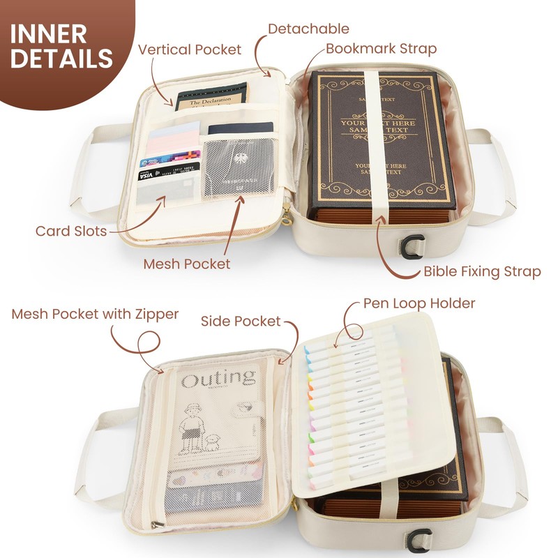 Bible Covers for Women-Beige