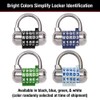 Master Lock 1534D Locker Lock Set Your Own Word Combination