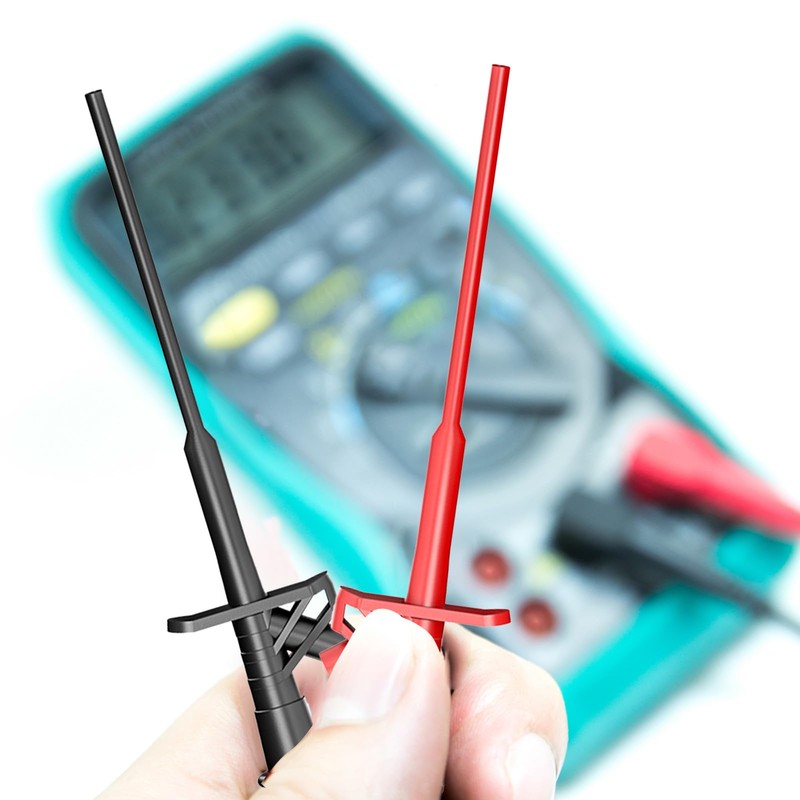 Pack of 2 Multimeter Cable Test Probe, Insulated 10 A