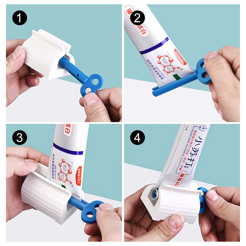 Saijer Toothpaste Tube Squeezer, Pack of 12 Toothpaste Dispenser, Squeezer,