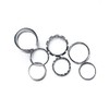 Chmier Gothic Knuckle Ring Set 7 Pcs Half Open Finger