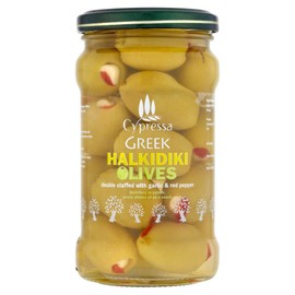 Cypressa Greek Olives Garlic & Pepper Stuffed 315g x 2