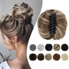 Elailite Hairpiece with Clip, Hair Bun Hair Pieces, Hair Scrunchie