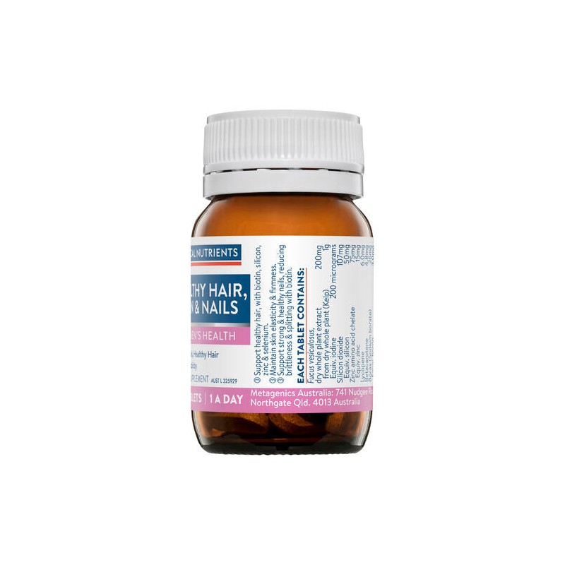 Ethical Nutrients Healthy Hair, Skin & Nails 30 Tablets