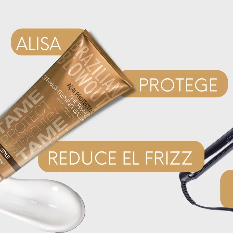 Termoprotector Brazilian Blowout Thermal Straight Balm 240ml