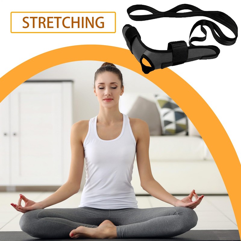 Yoga Stretch Strap, Stretching Strap with Loops, Band Stretching Fascia