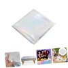 Vaguelly 3 pcs Iridescent Rectangle Tablecloths Rainbow Table Covers for