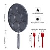 Kytree 7 Holes Egg Frying Pan Skillet, 12" Nonstick Egg