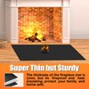 Hearth Rugs for Fireplaces Fire Resistant, 4'11'' x 2'8'' x