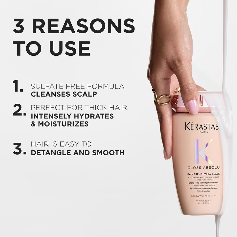 Kérastase Bain Crème Hydra-Glaze Brillo y Suavidad